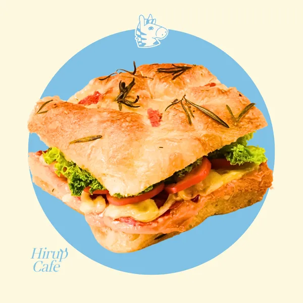 Focaccia Beef Salami