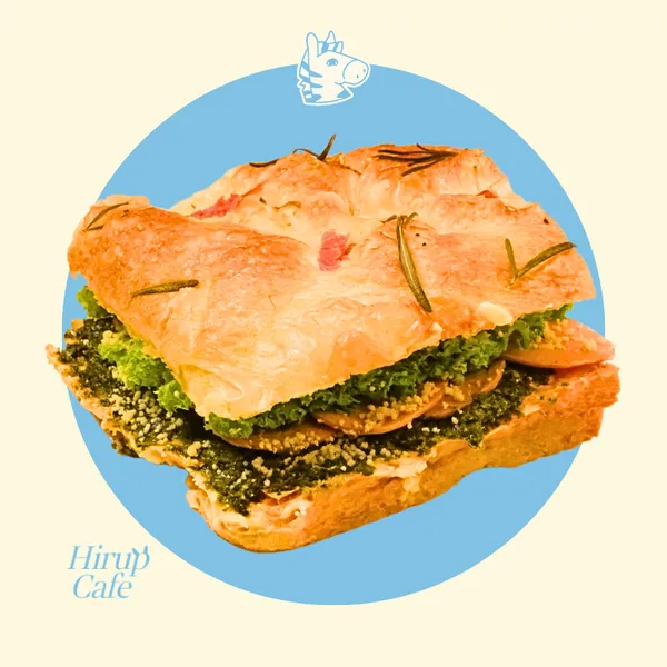Focaccia Chicken Pesto